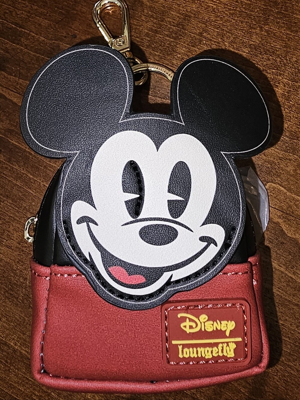 Loungefly Black, White & Red Mickey Mouse Key/Card Holder